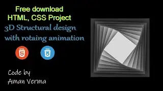 html and css 3d disigning #shorts#html codewithAmanVerma #programming