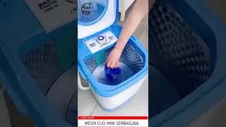 cara mencuci pakaian dengan mesin cuci mini serbaguna- tutorial cuci pakaian hemat listrik