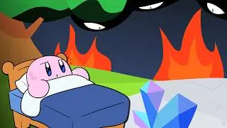 average kirby game beginning :