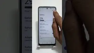 How to show battery percentage on Motorola Moto E32s Status Bar