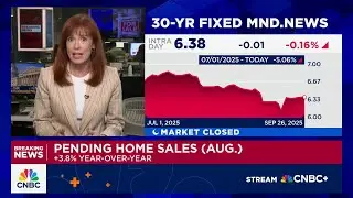 August pending home sales +3.8% year-over-year