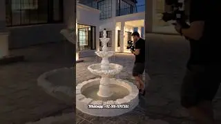 Luxury Marble Carved Water Fountain | Premium Fountain Manufacturers & Suppliers #shorts