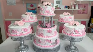 PASTEL DE QUINCEAÑERA.  para 150 personas.