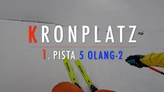 4K 🔴 KRONPLATZ SKI 🔴 1. Pista 5 Olang (blu) 🔴 Day 3 🔴 8.3.2024