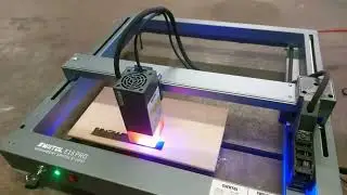 Swiitol E18 Pro easily cuts 15mm thick pine wood and engraves clear logo for me. #swiitol #laser