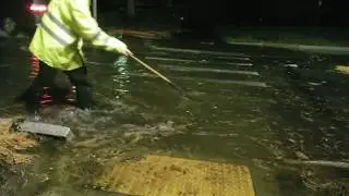 Draining A Flooded Intersection