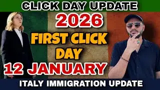 🇮🇹Italy Immigration new update 2026🔥|Italy work permit visa update|Italy visa click day 2026