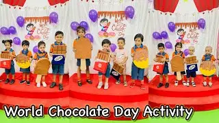 World Chocolate Day Celebration in Preschool | Preschool Activity #chocolateday #preschool