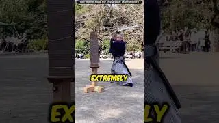 This Sword Cuts Bamboo Like Butter | #shorts #facts