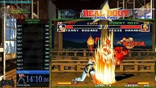 SPEEDRUN WORLD RECORD 14:59 MIN REAL BOUT FATAL FURY LEVEL 4