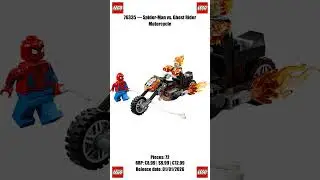 NEW! LEGO Spider-Man vs. Ghost Rider Motorcycle 76335 #shorts