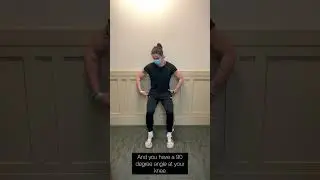 Wall Squat Exercise to Help with Skiing