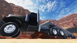 Semi Truck Driving - Roblox [Full Walkthrough] Big Truck stuck you drive very long way...