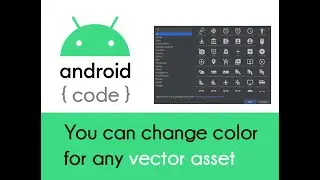 Vector Asset Icon Color change in Android Studio
