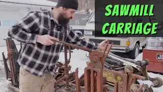 Sawmill restoration - Starting in on the Carriage