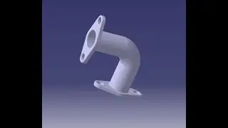 CATIA V5 Beginner tutorial: Learn to design Elbow Pipe using Catia V5