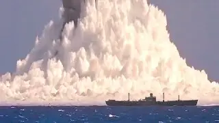 10 Подводных ядерных испытаний, снятых на камеру