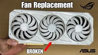 How To Replace Fans On Asus Rog 3080 Graphic Card