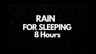 8 Hours of Heavy Night Rain and Thunder for Sleeping, Relaxing, Study, Insomnia. Rain to Sleep