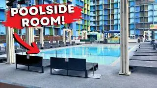 NEW! The Linq Las Vegas Deluxe Poolside Cabana Room Tour (4K)
