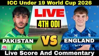 Pakistan U19 vs England U19 Live Cricket Scoreboard | Ball by Ball Commentary | U19 World Cup 2026