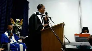 Bishop Allen Spencer singing 