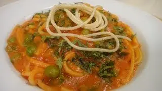 Jain Vegetable Spaghetti with Red Gravy In Gujarati | Sanjeev Kapoor Khazana