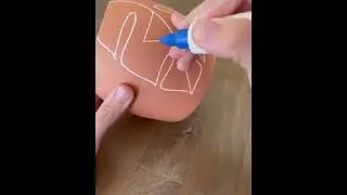 Pottery Painting Art || Ceramic Pottery Painting Ideas #shorts