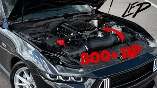 2024 Ford Mustang SUPERCHARGED with over 800 HORSEPOWER (FIRST BUILD)