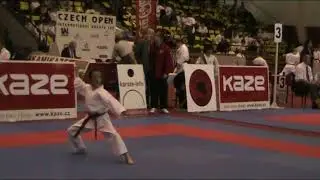 Grand Prix wkf Czech Republic, fighter Revital Naroditsky,  Heian Godan