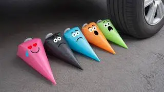 The Ultimate ASMR Triggers - Crushing Crunchy & Soft Things by Car!