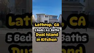 Step Inside this 5 Beds | 4.5 Baths New Build Luxury Home in 📍Lathrop, CA!