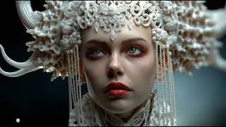 Dance of Frozen Shadows. AI Generated Future. Dark Synthwave Music Video.