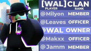 So I Made a CLAN in Roblox Bedwars..