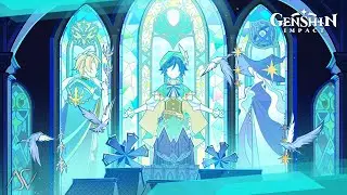 Venti Contacts Varka and Alice Cutscene | Genshin Impact