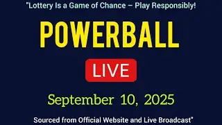 Powerball drawing live Results 10 Sep  2025 | powerball drawing live today