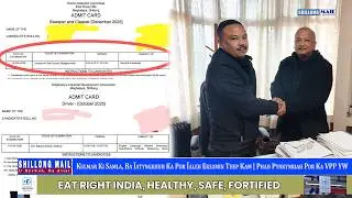 Kulmar Ki Samla, Ba &Iuml;atyngkhuh Ka Por &Iuml;aleh Eksamin Thep Kam | Phah Pynkynriah Por Ka VPP YW