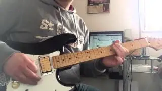 Dave Murray from Iron Maiden custom tribute Strat guitar.