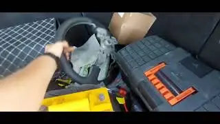 Перетяжка руля и замена РАЗБУХШЕЙ накладки руля RANGE ROVER SPORT L320