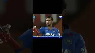 Young Kohli's aggression.#cricket