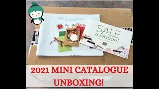 My 2021 Stampin&rsquo; Up! Mini Catalogue Preorder FINALLY arrived! Watch the Unboxing.