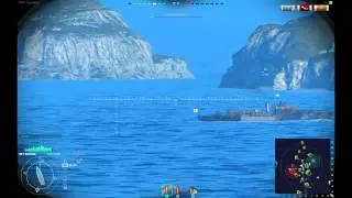 Hashidate sea battles. Gameplay. New ship in 0.4.0. World of Warships
