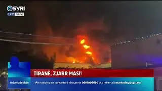 Tiran&euml;, zjarr n&euml; tregun e rrobave t&euml; p&euml;rdorura t&euml; '5 maji'