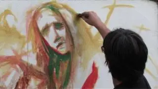 Mural painting by Peter Crann