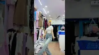 Crop tee & Soft jeans at Mansu Collection &hearts;️#store #dress #reels #shorts #dance #shortvideo #trend