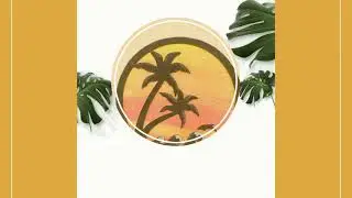Costal sunset- Interchangeable welcome sign PREMIUM cutouts designs attachments pieces seasonal p...