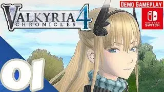 Valkyria Chronicles 4 [Switch] - Gameplay Walkthrough Part 1 Prologue/Chapter 1 - No Commentary