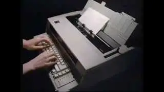 1984 IBM Selectric Typewriters commercial.