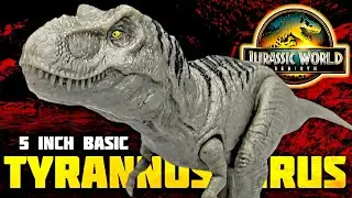 НОВИНКА! Обзор базовой фигурки тираннозавра Рекса из серии Jurassic World Rebirth, 5 дюймов!!!