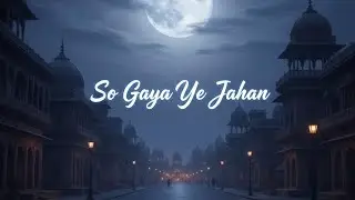 So Gaya Ye Jahan -Sukoon Waves | Heart Touching Hindi Song ❤️🎧